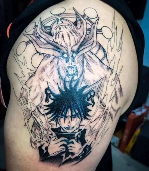 “Jujutsu Kaisen” Neck Tattoo