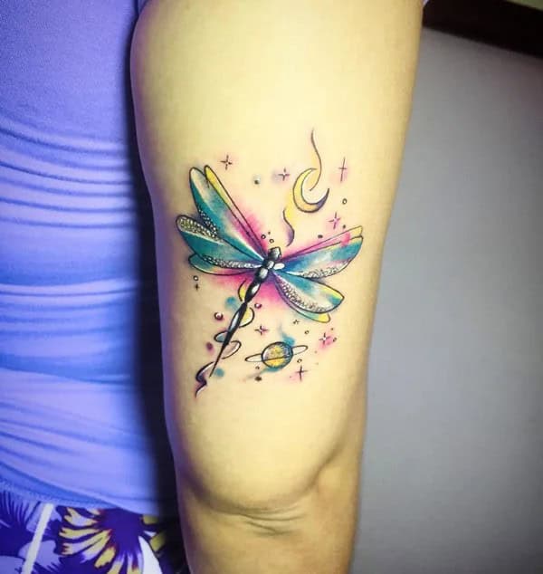 More Sublime Entries Of Dragonfly Tattoos