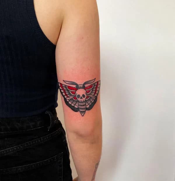 More Death Moth Tattoos That Can’t Be Ignored!