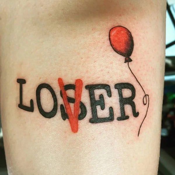 Evil Loser Lover tattoo