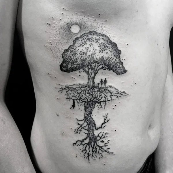 Motherhood Tree Of Life Tattoo