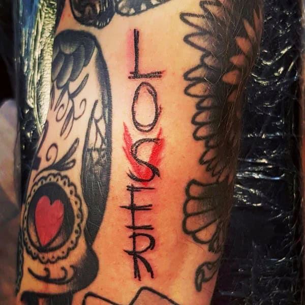 Evil Loser Lover tattoo