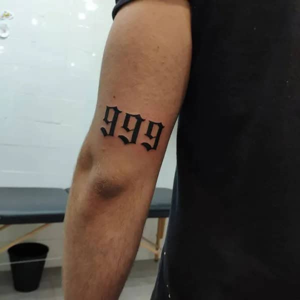 999 Sleeve Tattoo