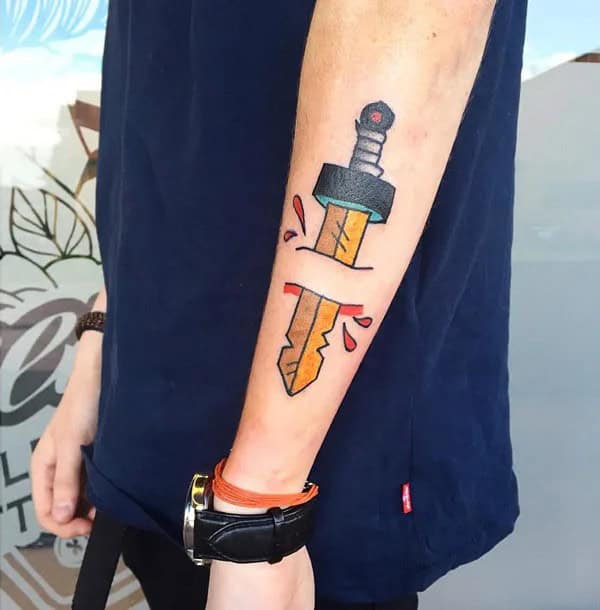 Finn’s Sword Tattoo