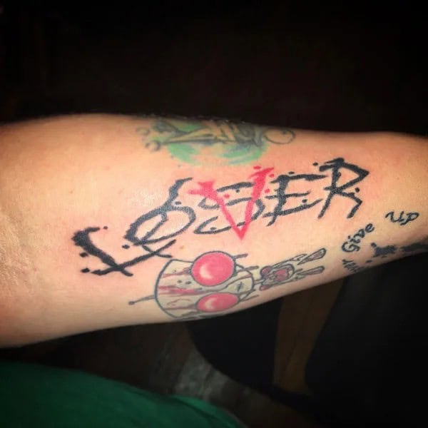 Evil Loser Lover tattoo