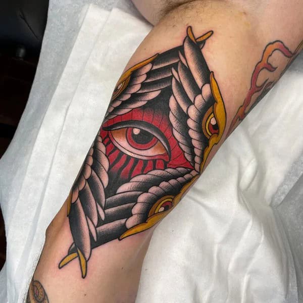 Traditional Seeing Eye Tattoo