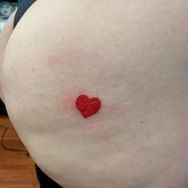 Bite Me Butt Tattoo