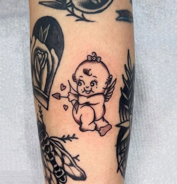 Baby Cupid Tattoo