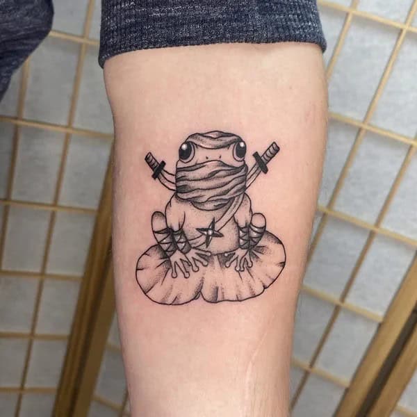 Ninja Frog Tattoo