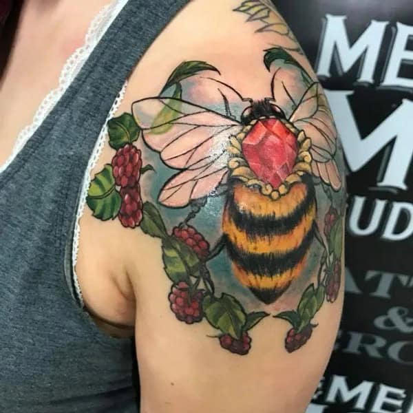 Queen Bee Tattoo