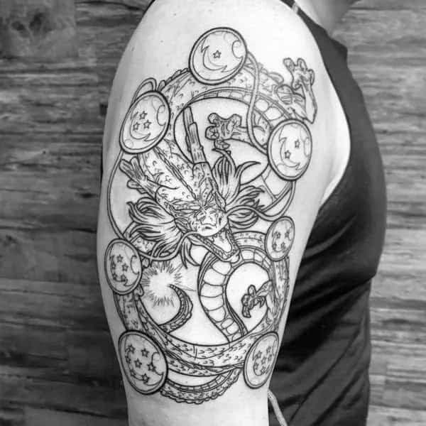 Shenron Arm Tattoo