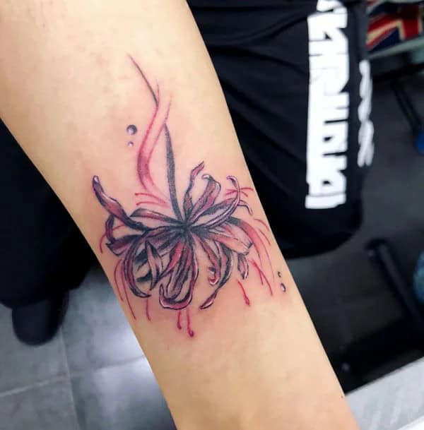 Demon Slayer Spider Lily Tattoo