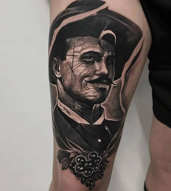 Doc Holliday Chest Tattoo