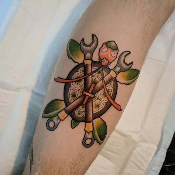 Ninja Sea Turtle Tattoo