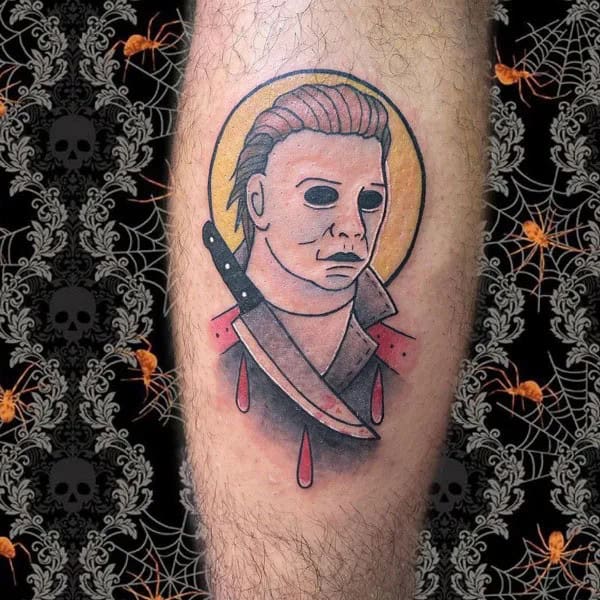 Michael Myers House Tattoo