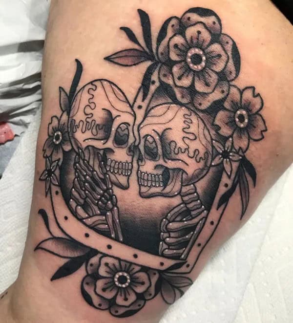 Skeleton Lovers Tattoo