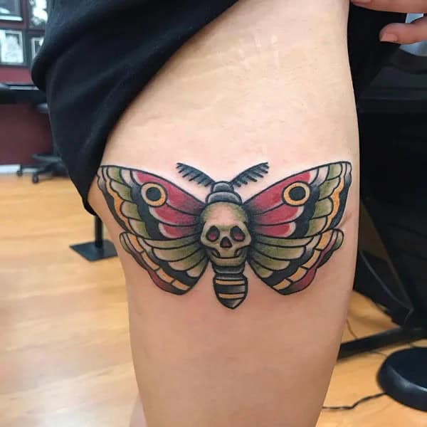 More Death Moth Tattoos That Can’t Be Ignored!