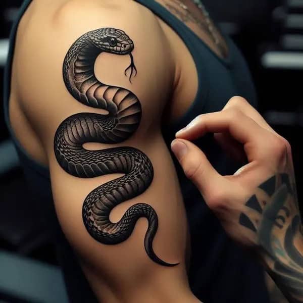 Snake Tattoo On Arm