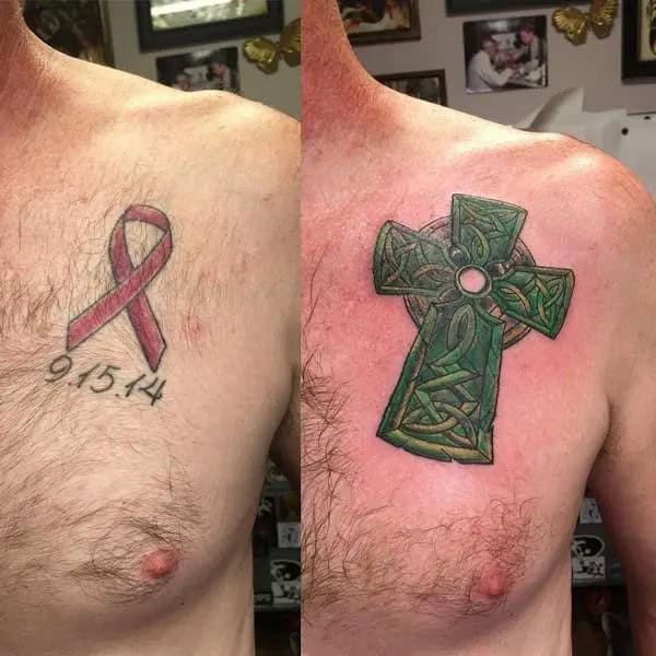 Cover up Celtic Cross Tattoo