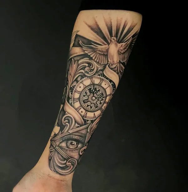 All Seeing Eye Forearm Tattoo