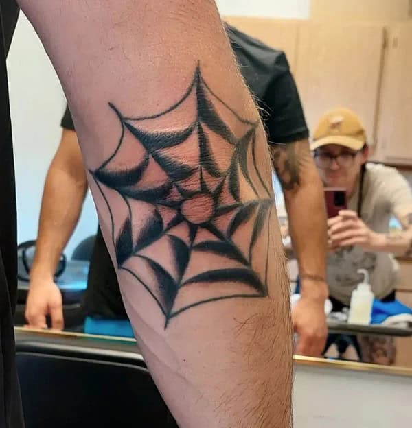 Spider Web Prison Tattoo