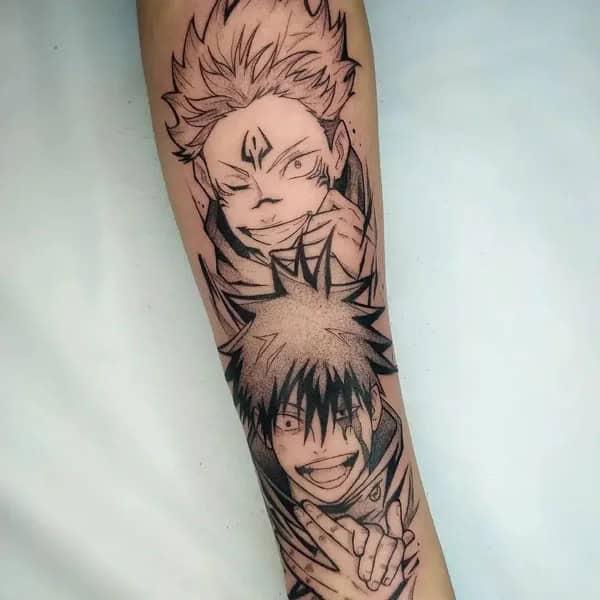 Megumi and Sukuna Tattoo