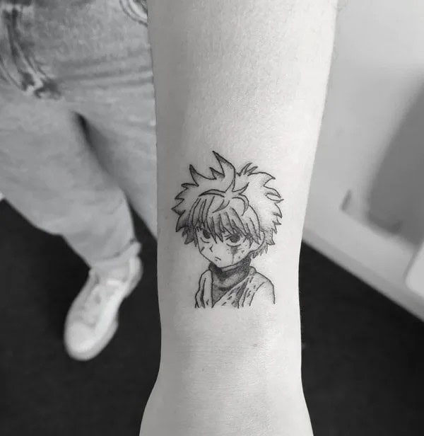 Anime Foot Tattoo