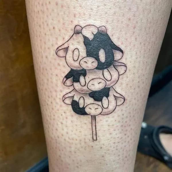 Cute Cow Tattoo