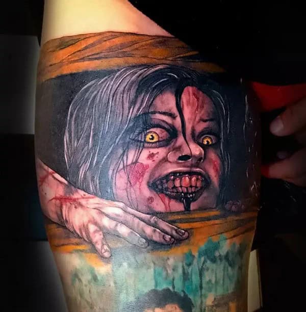 Old School Horror Tattoo