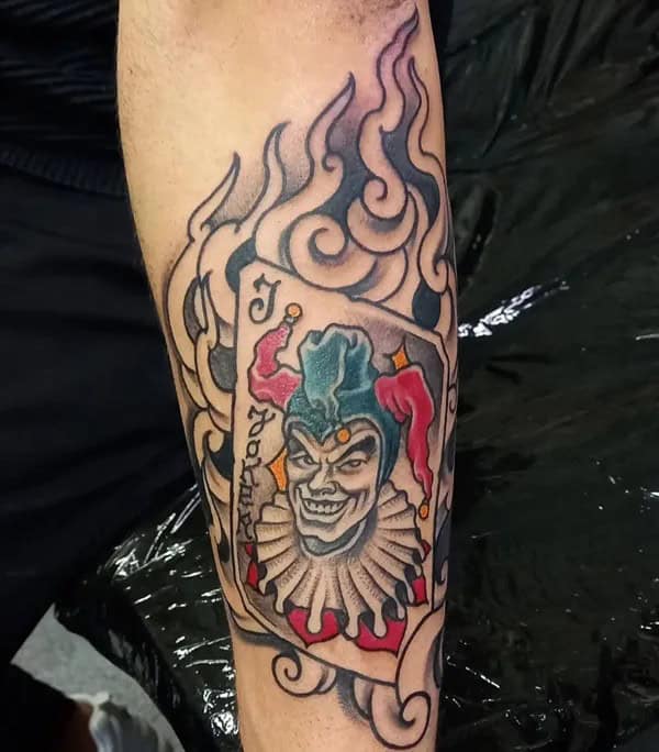 Joker Card Tattoo