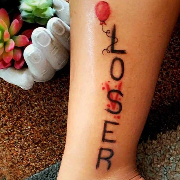 Evil Loser Lover tattoo