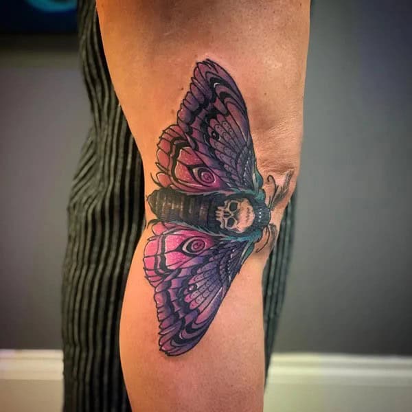 More Death Moth Tattoos That Can’t Be Ignored!