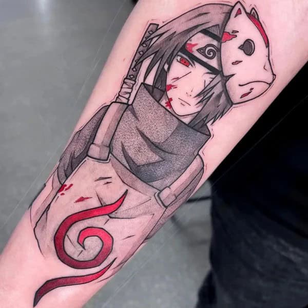 Madara Sharingan Tattoo