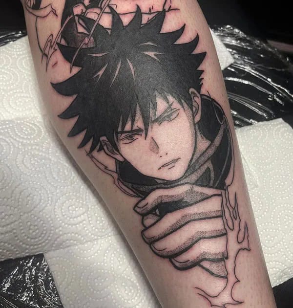 “Jujutsu Kaisen” Megumi Tattoo