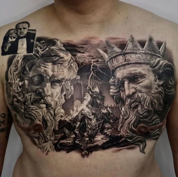 Zeus and Poseidon Tattoo