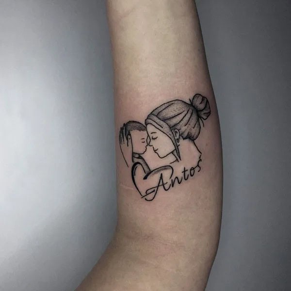 Son Name Tattoo