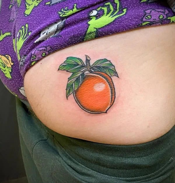 Bite Me Butt Tattoo