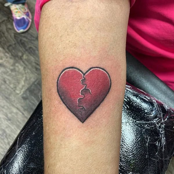 More Broken Heart Tattoos To Wear This Year