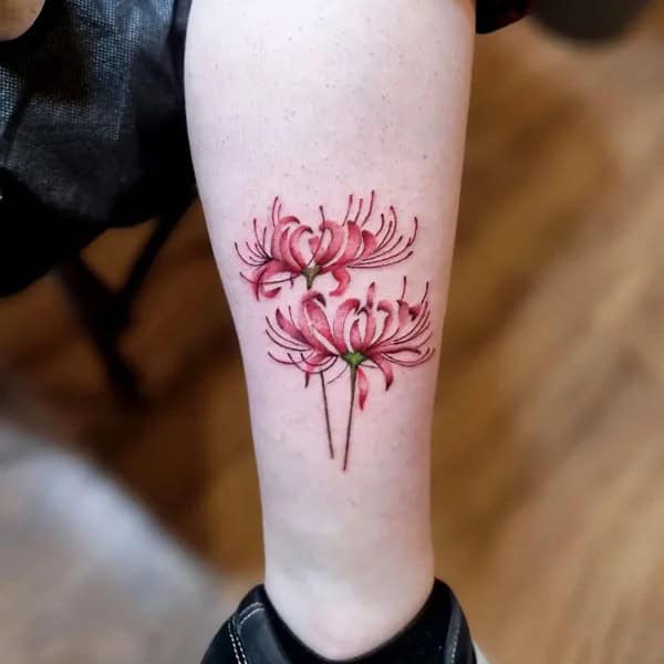 Demon Slayer Spider Lily Tattoo