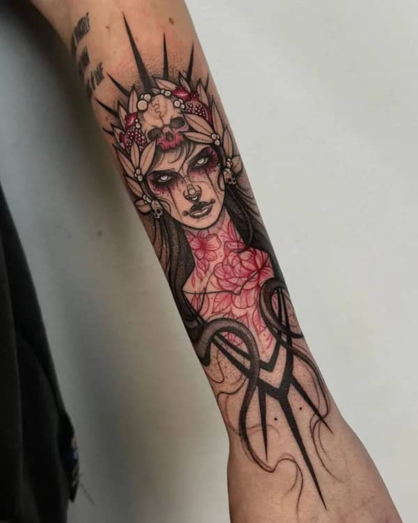 Explore More Engaging  Designs Of Persephone Tattoo