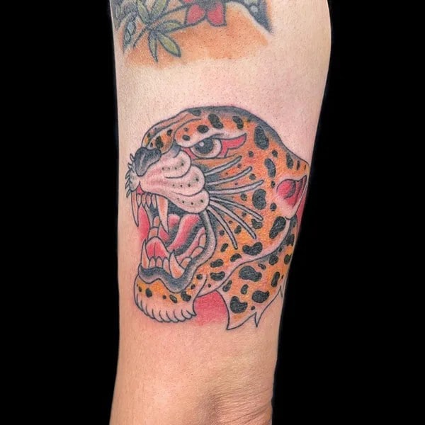 Jaguar Head Tattoo