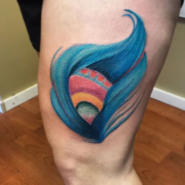 More Compelling Peacock Tattoo Designs That Are Ahead Of Their Time