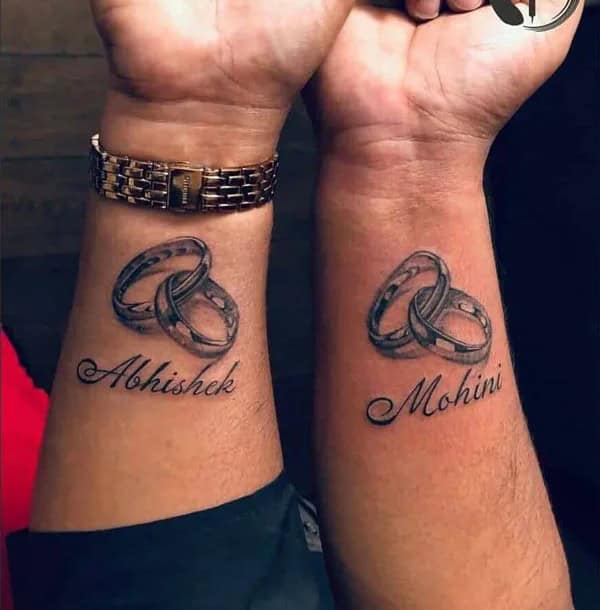 Couple Names Tattoo