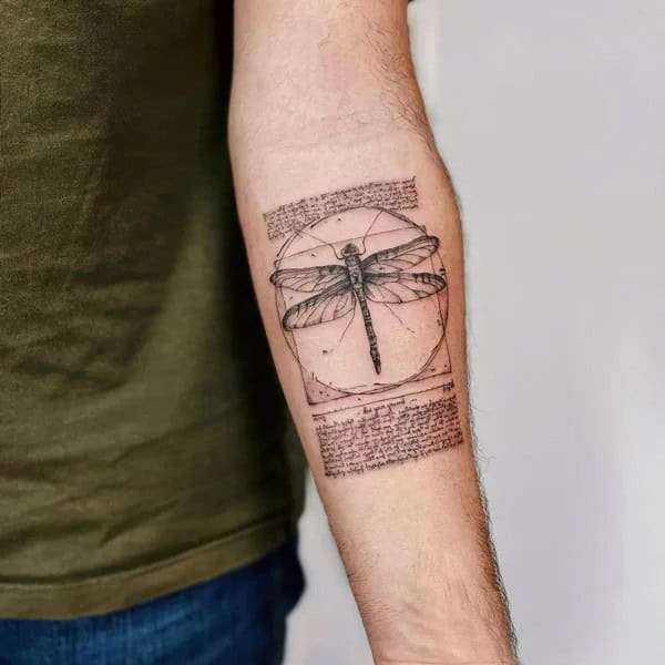 More Sublime Entries Of Dragonfly Tattoos