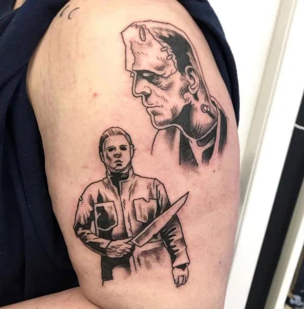 Michael Myers House Tattoo