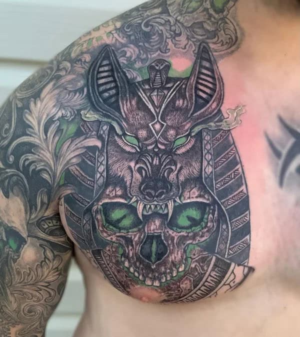 Anubis Skull Tattoo