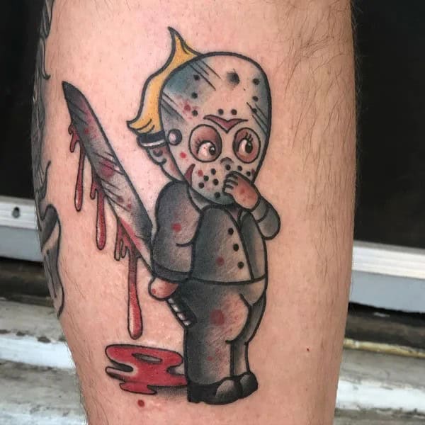 Old School Horror Tattoo