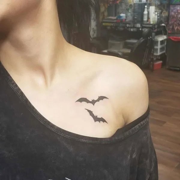 Bat Tattoo On Hand