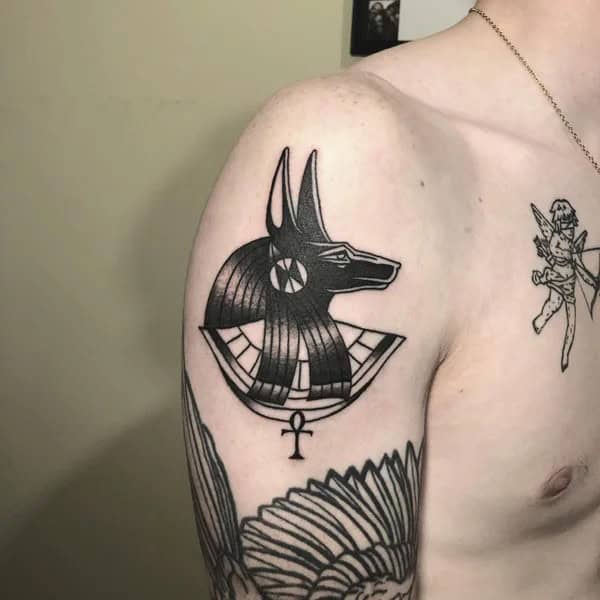 Traditional Anubis Tattoo