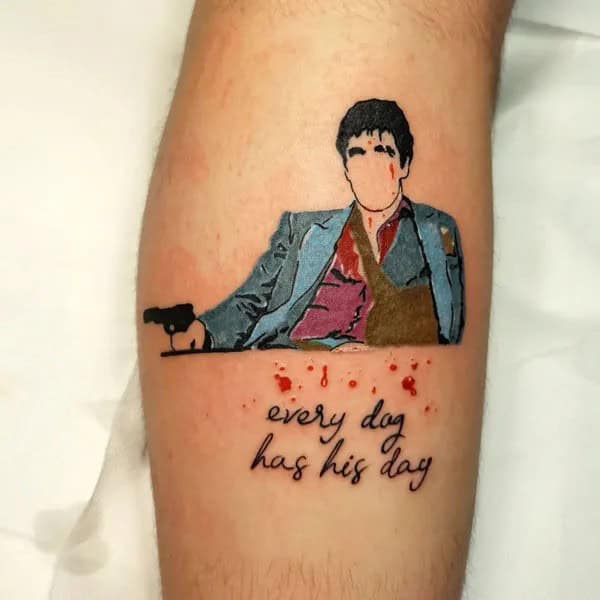 Al Pacino Scarface Tattoo